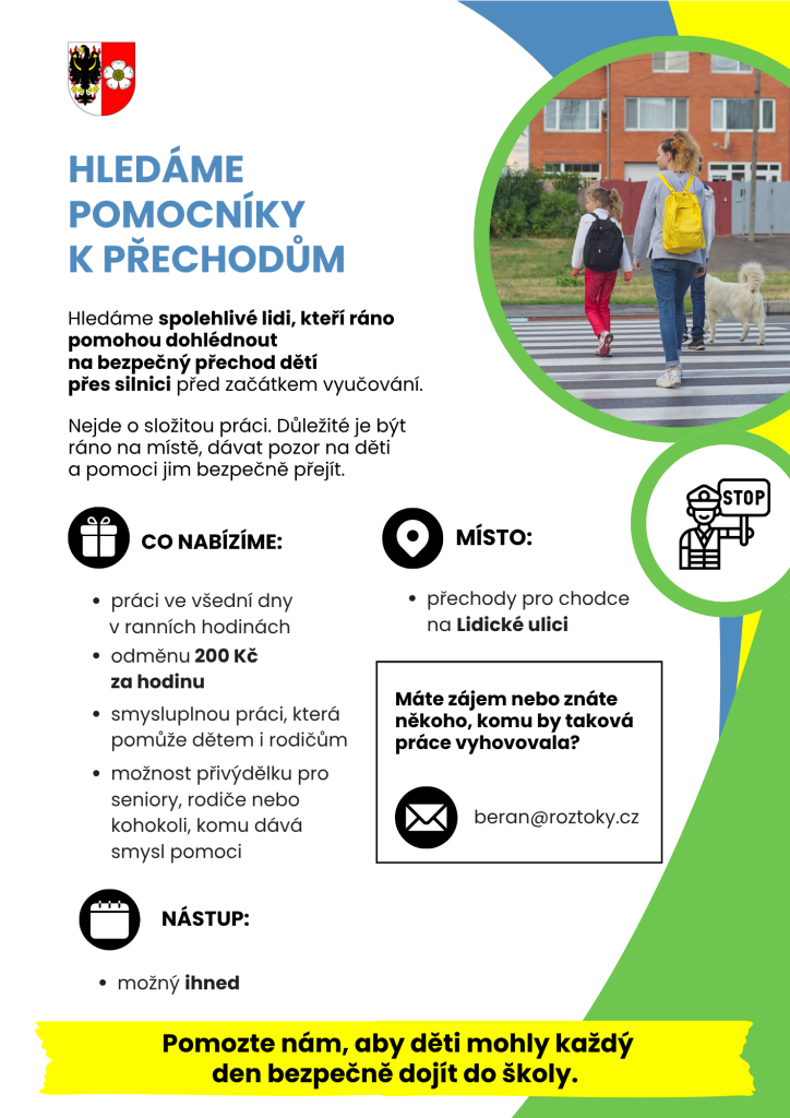 hledáme výpomoc k&nbsp;přechodům Roztoky