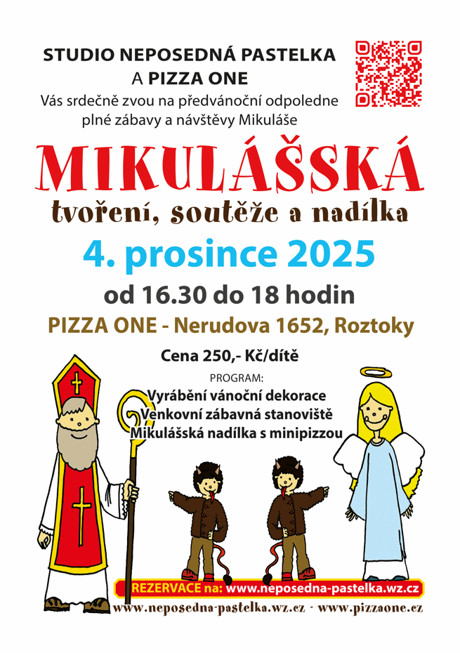 mikulášská neposedná pastelka