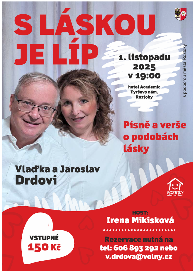 koncert s láskou je líp Roztoky listopad 2025