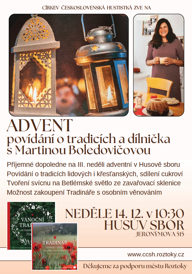 advent husův sbor roztoky