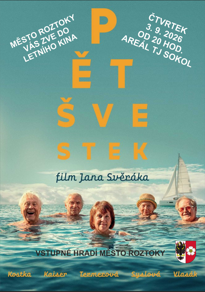 lletní kino Roztoky Pět švestek