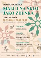 NOVÝ TERMÍN | Maluj na sklo jako Zdenka | sklářský workshop 1