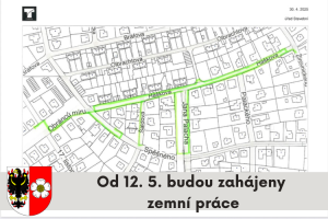 12. 5. budou zahájeny zemní práce