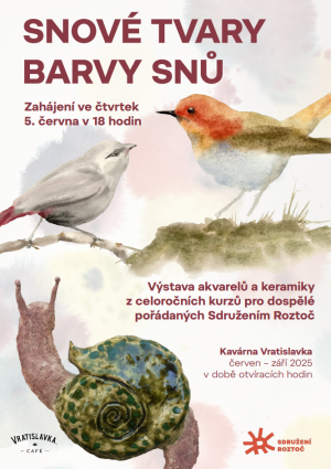 Snové tvary barvy snů - výstava ve Vratislavce