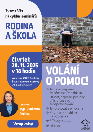 seminář volání o pomoc Drdová