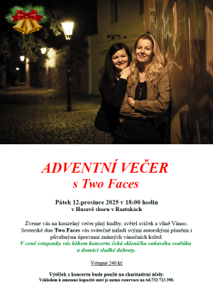 adventní večer s Two Faces Roztoky 2025