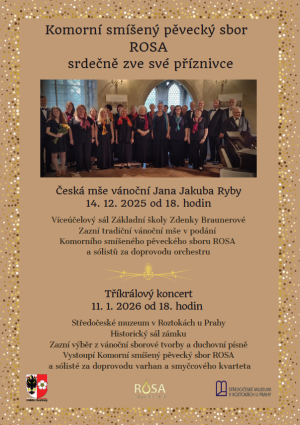 Tříkrálový koncert sboru Rosa
