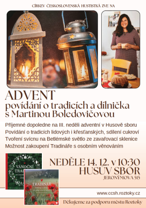 advent husův sbor roztoky