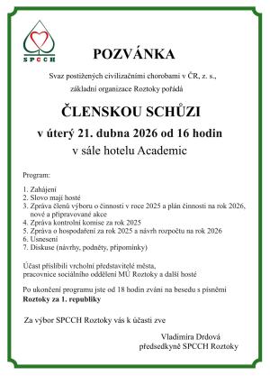 Členská schůze
