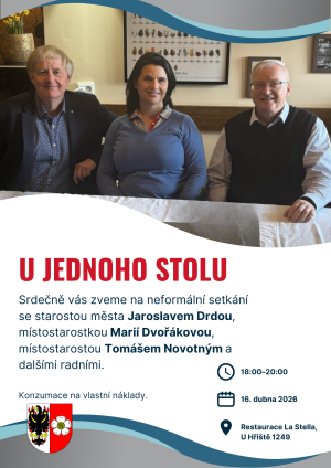 u jednoho stolu duben Roztoky
